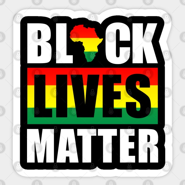 Black Lives Matter | African American | Protest Sticker by UrbanLifeApparel